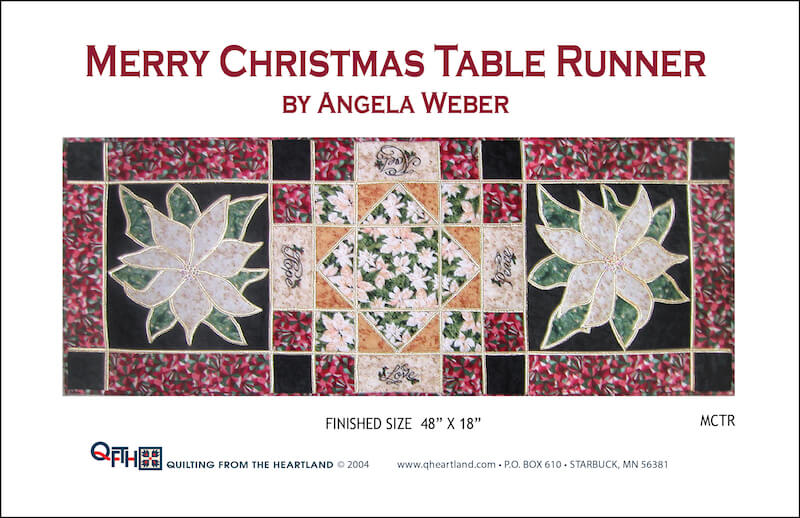Merry Christmas Table Runner | Quilting from the Heartland