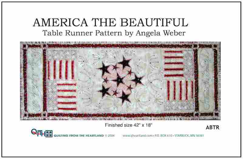 America the Beautiful Table Runner