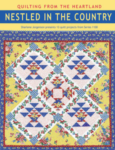 Nestled in the Country book cover from Quilting in the Heartland