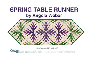 spring table runner quilt design